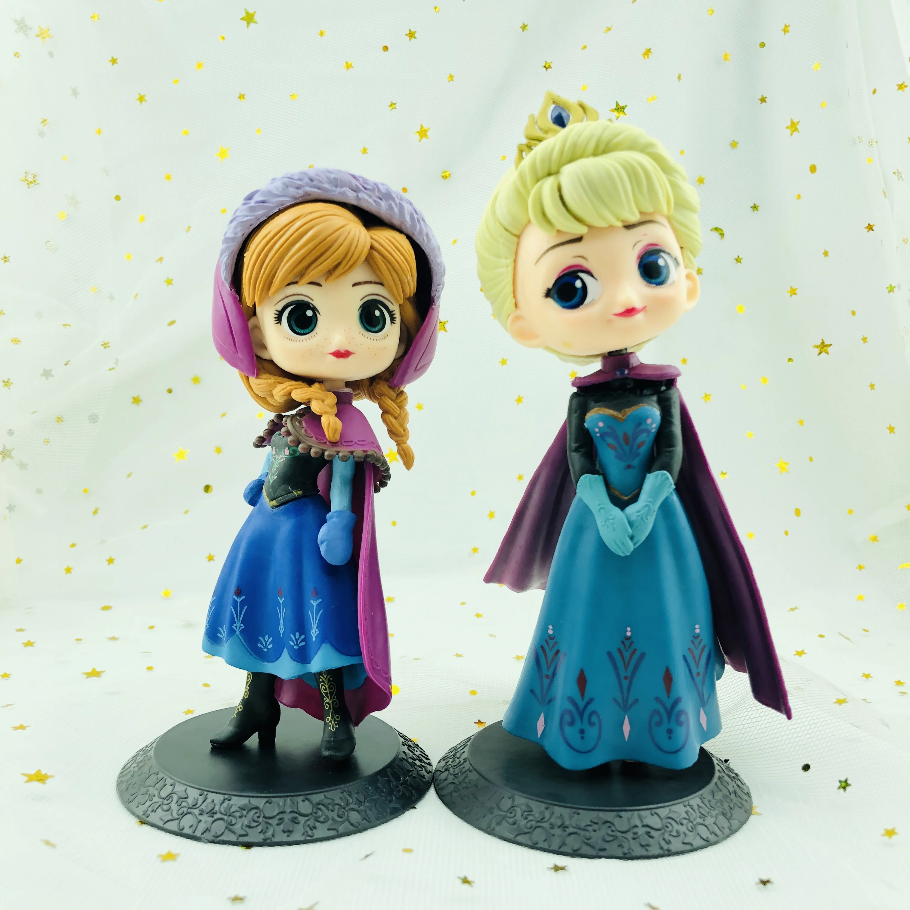 Disneyss Frozennn Высокое качество 7 дюймов 2 шт./партия Эльза Анна Принцесса Аниме