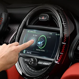 hd clear navigation screen protector display protective transparent glass film for mini cooper 6 5 8 8 gps meter dashboard free global shipping