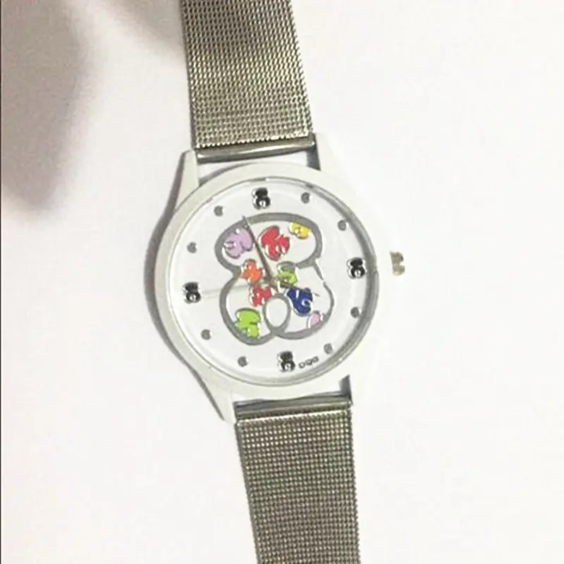 

relojes mujer 2018 New Brand Bear Casual Quartz Watch Women Stainless Steel Dress Watches Relogio Feminino Ladies Clock Hot Sale
