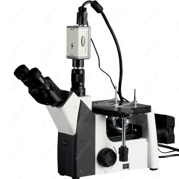 Инвертированный Тринокулярный металлургический микроскоп-AmScope поставляет 50X-1250X