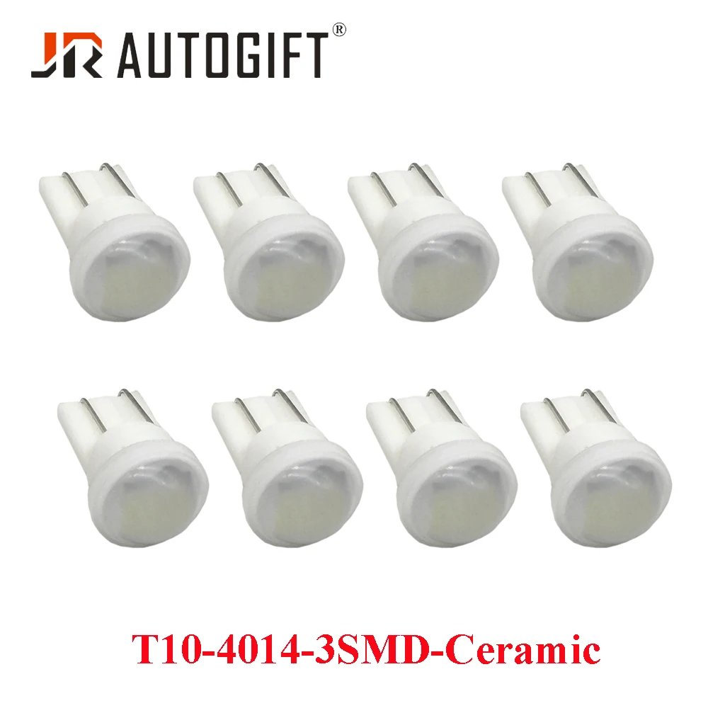 100X автомобильный Стайлинг T10 194 168 W5W 4014 3SMD 3W чип супер яркие светодиодные лампы