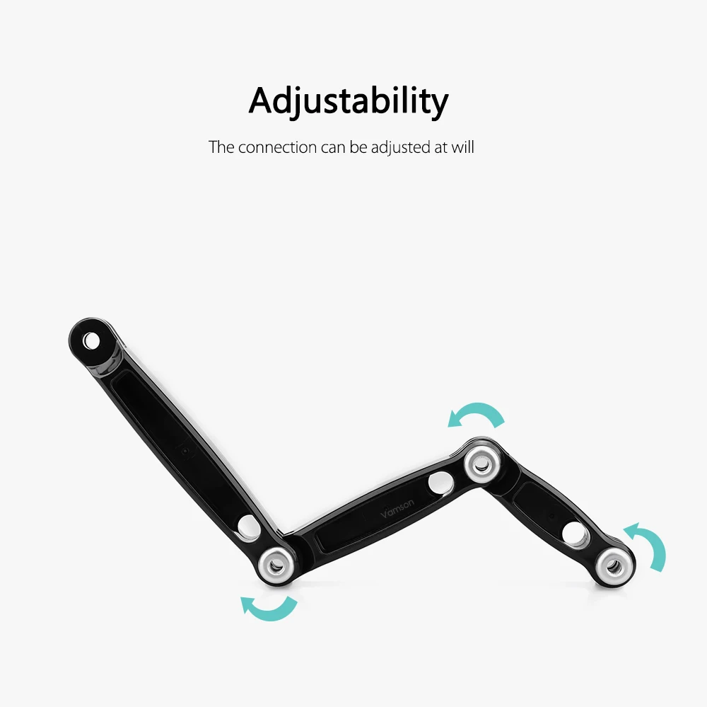 Vamson for GoPro Hero 7 6 4 3 2 Go Pro accessory extension arm connection in 1 millet Yi SJ4000 camera VP114 | Электроника