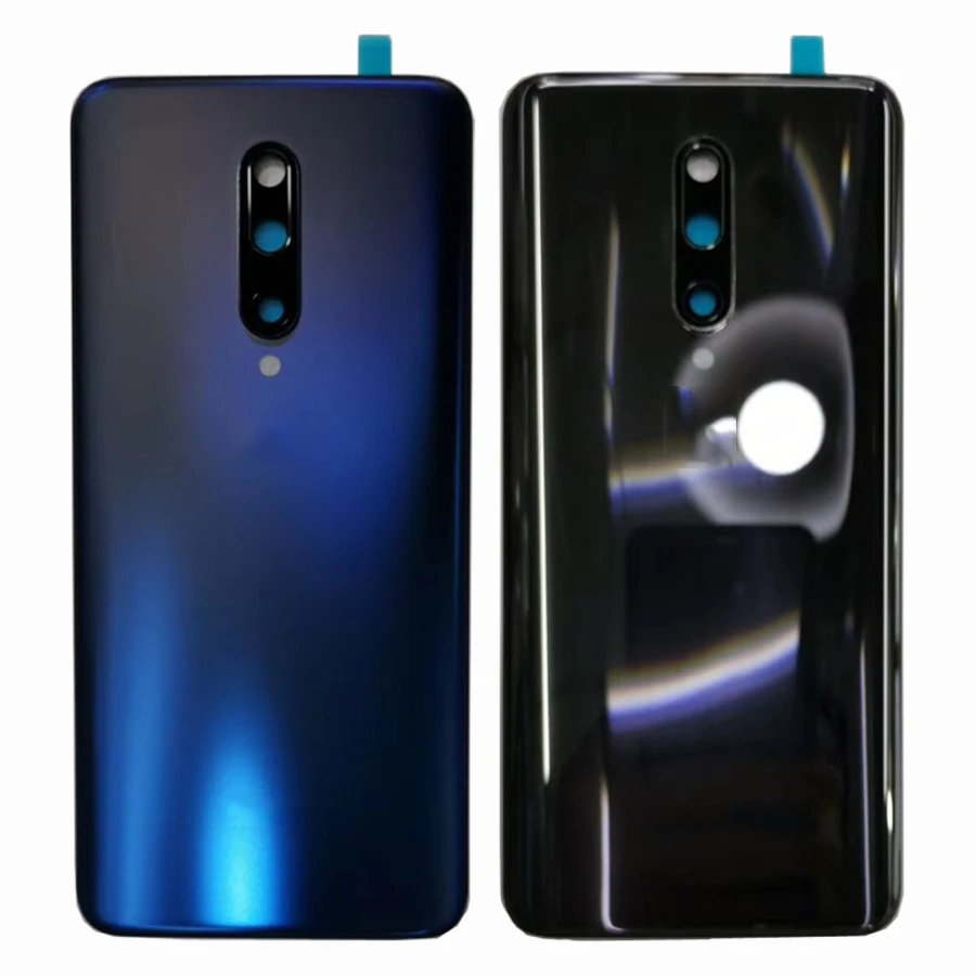 Для OnePlus 7 Pro 7pro Крышка батарейного отсека задняя дверь запасной корпус части с объективом камеры