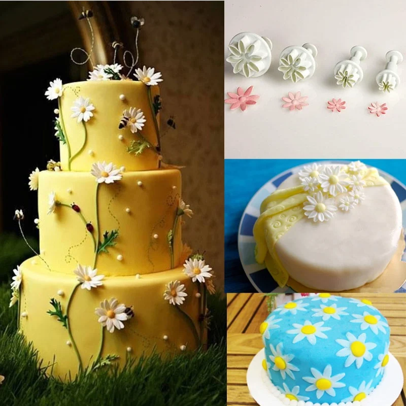 4 шт./компл. торт цветока Форма сахара вырезать ремесло для лепестков гортензии из