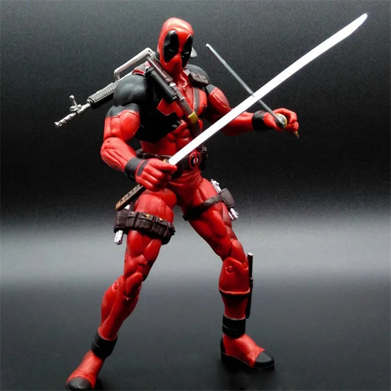 Марвел Мститель супер hero Revoltech deadpool серия No.001 гвень ПВХ экшн фигурка кукла модель