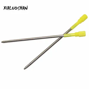 Новый стержень подходит для алмазных ручек 10 шт.лот 82 мм черные или синие чернила металлическая заправка шариковой ручки стержни