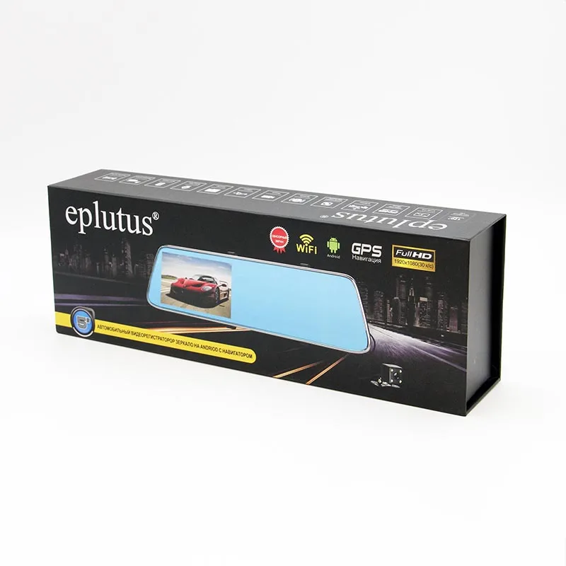 Автомобильный видеорегистратор с Android и 2-мя камерами 5&quot Eplutus D22 GPS WIFI Bluetooth |