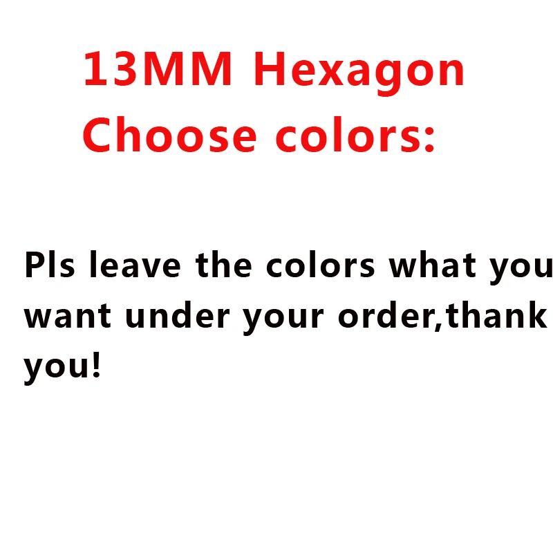 choose colors 50 штук 13 мм шестигранные Силиконовые бусы для прорезывания зубов зубной прорезыватель для малышей DIY игрушечный детский душ подарок ожерелье соска цепь - Цвет: choose colors