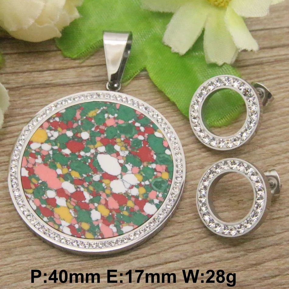 Комплект женских украшений из нержавеющей стали 6 видов|stainless steel jewelry set|steel setjewelry