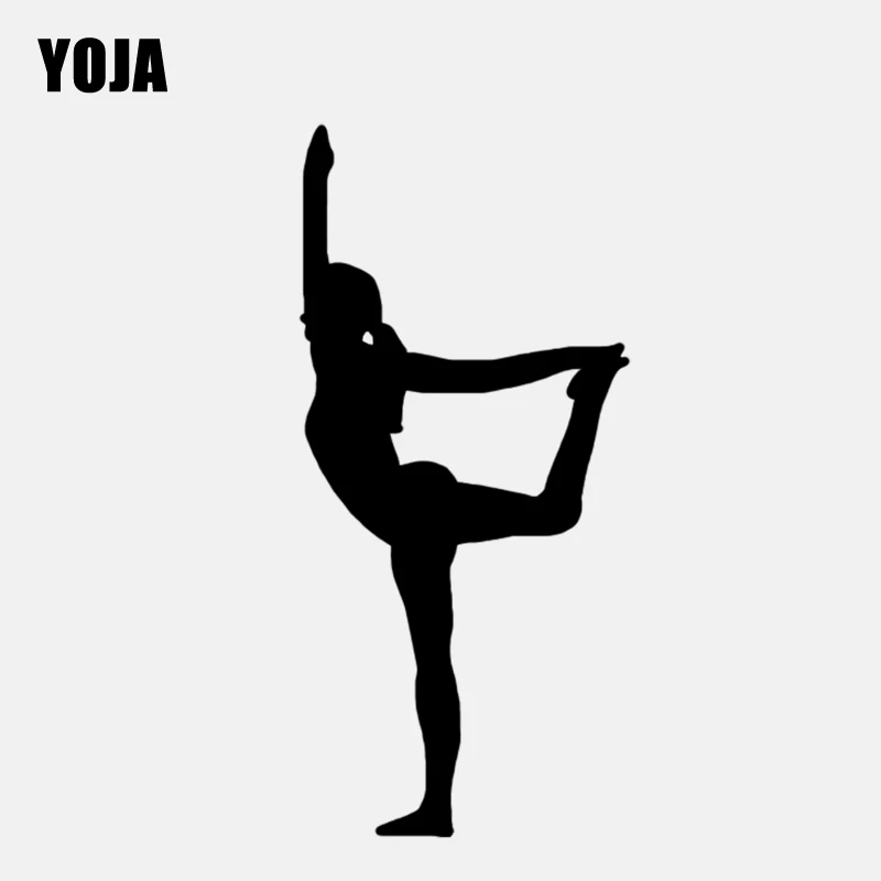 YOJA 25 см * 53 8 модный Декор для гимнастики Настенная Наклейка ПВХ Гостиная Спальня