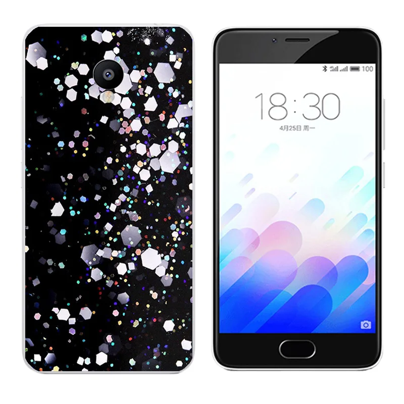 Soft Silicone TPU Shell for Meizu M3 M3s M3S Mini Case Mammal Printing Back Cover Black Matte Slim Phone Cases |