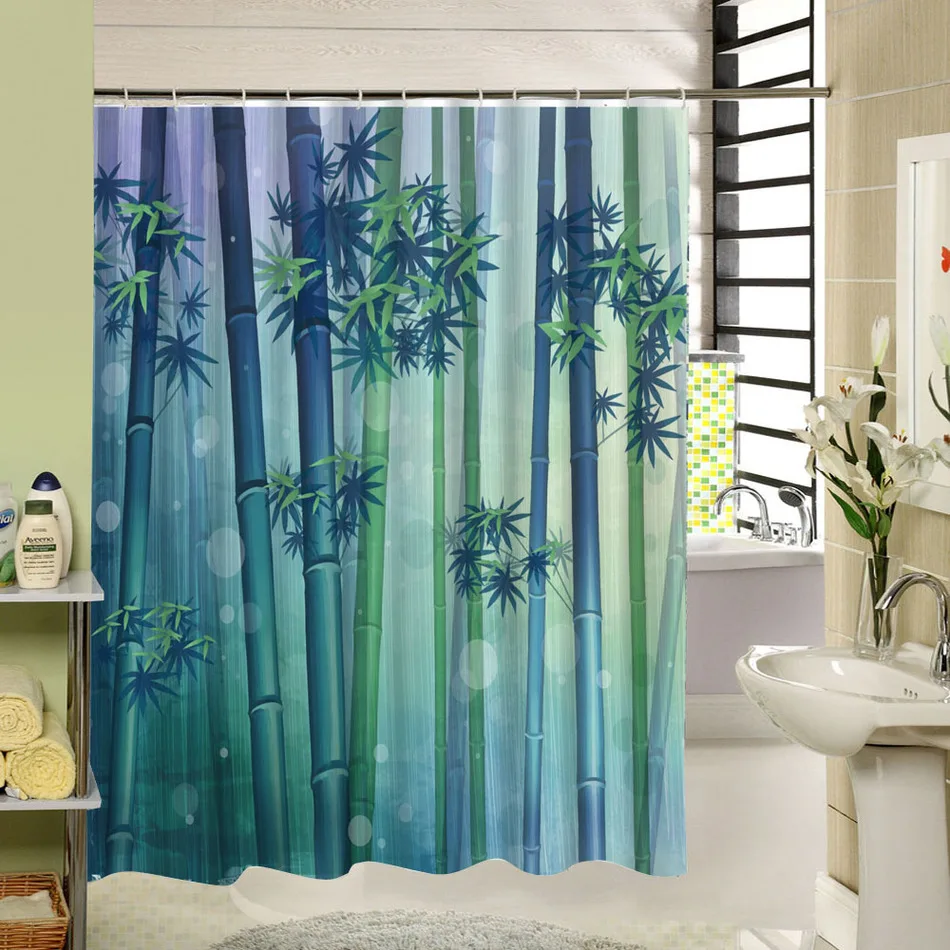 CHARMHOME лес занавески для душа Декор Высокое качество 100% полиэстер ткань дома