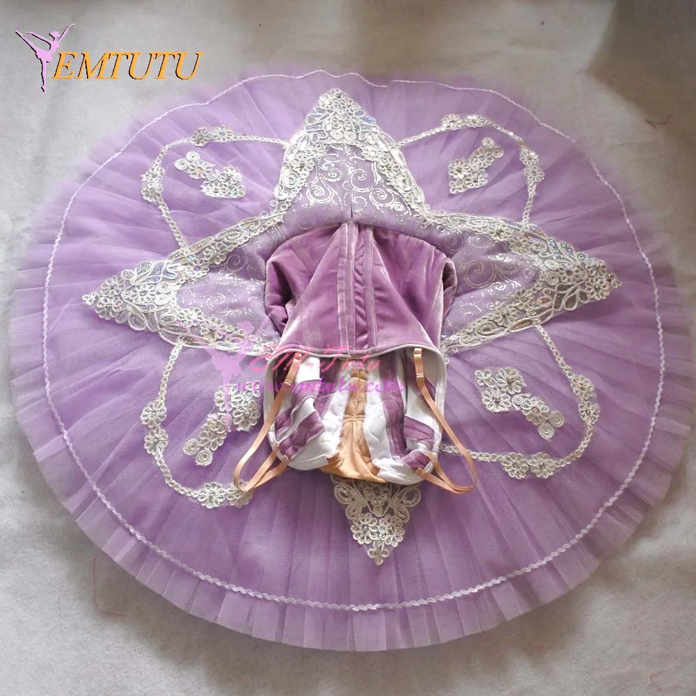 Профессиональная балетная пачка фиолетового цвета для взрослых Женская