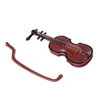 1 шт., пластиковая мини-скрипка, кукольный домик, декоративный миниатюрный музыкальный инструмент, поделки, домашнее украшение, детский подарок 8,5*3,2*1,5 см