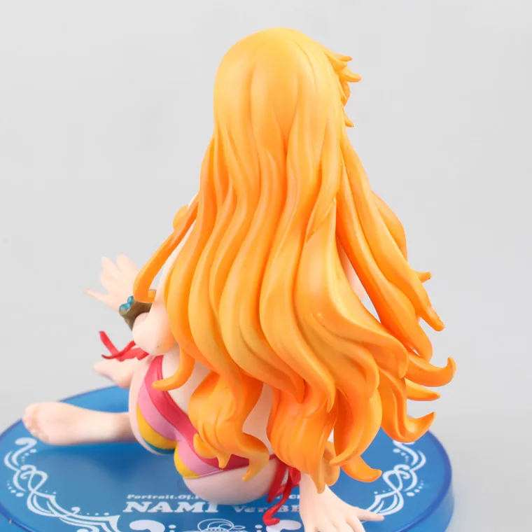 Цельная фигурка Nami BB версия POP Luffy сексуальное сидение бикини аниме 18 см ПВХ кукла