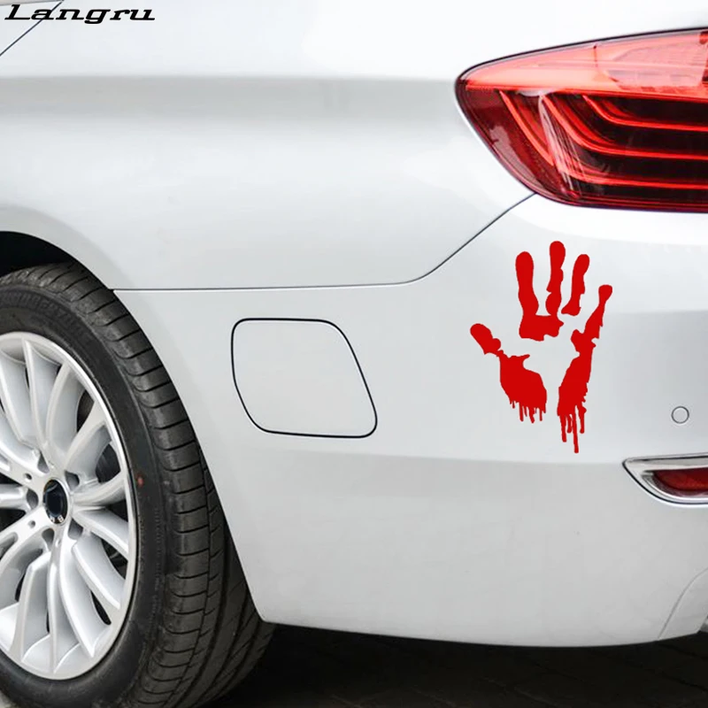 Langru Новый Дизайн Наклейка с изображением зомби на руку ходячие автомобили