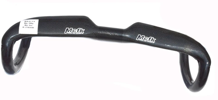 Mcfk Superlight полный 3K Углеродное волокно руль велосипеда запчасти AERO 31 8 мм 400 420 440