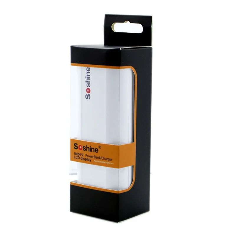 Оригинал Soshine E4 2 слота для смарт Батарея Зарядное устройство Box 18650 литий ионный USB