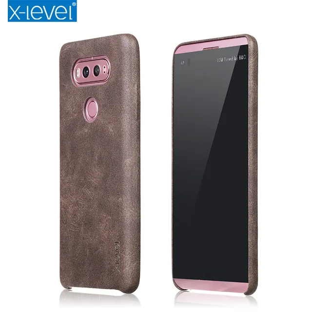X-Level Роскошный Ретро PU кожаный чехол для LG V20 ультра тонкий задний Чехол V 20