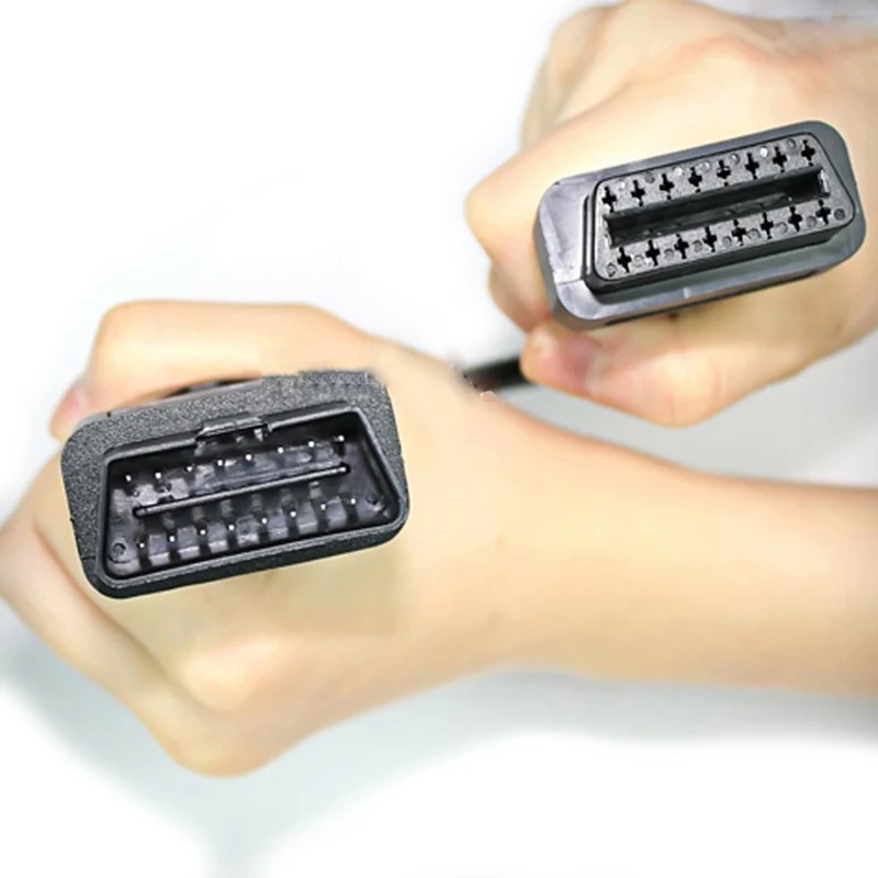 

Hot Sale 1.5m OBD OBD 2 Connector Cable 16 Pin Female To Male Diagnostic Tool OBD2 Extention Cable Good Quality
