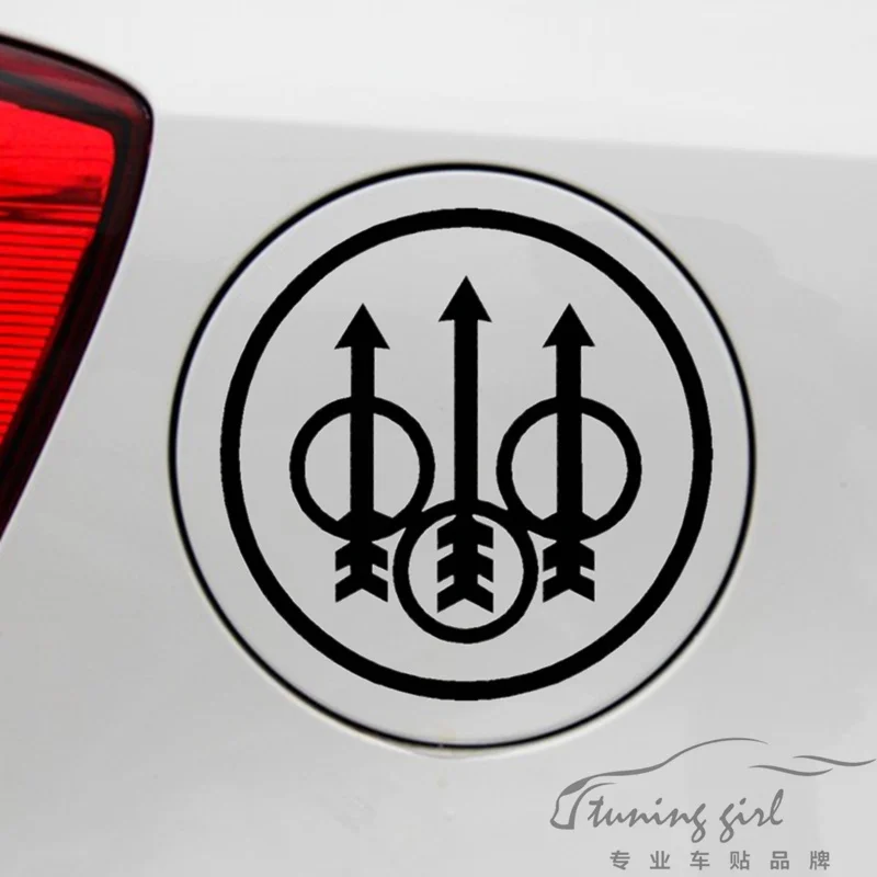 

19CM*19CM P. Beretta S.p.A Firearms Car Stickers Creative Decoration Decals For Fuel Tank Cap Vinyls Auto Tuning Styling D14