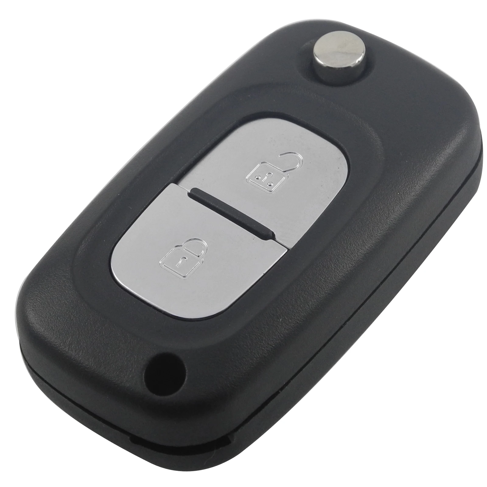jingyuqin 2 Buttons Remote Flip Folding Auto Car Key Case for Renault Clio 3 Megane Kangoo Modus W/ Groove Blade Fob Styling | Автомобили