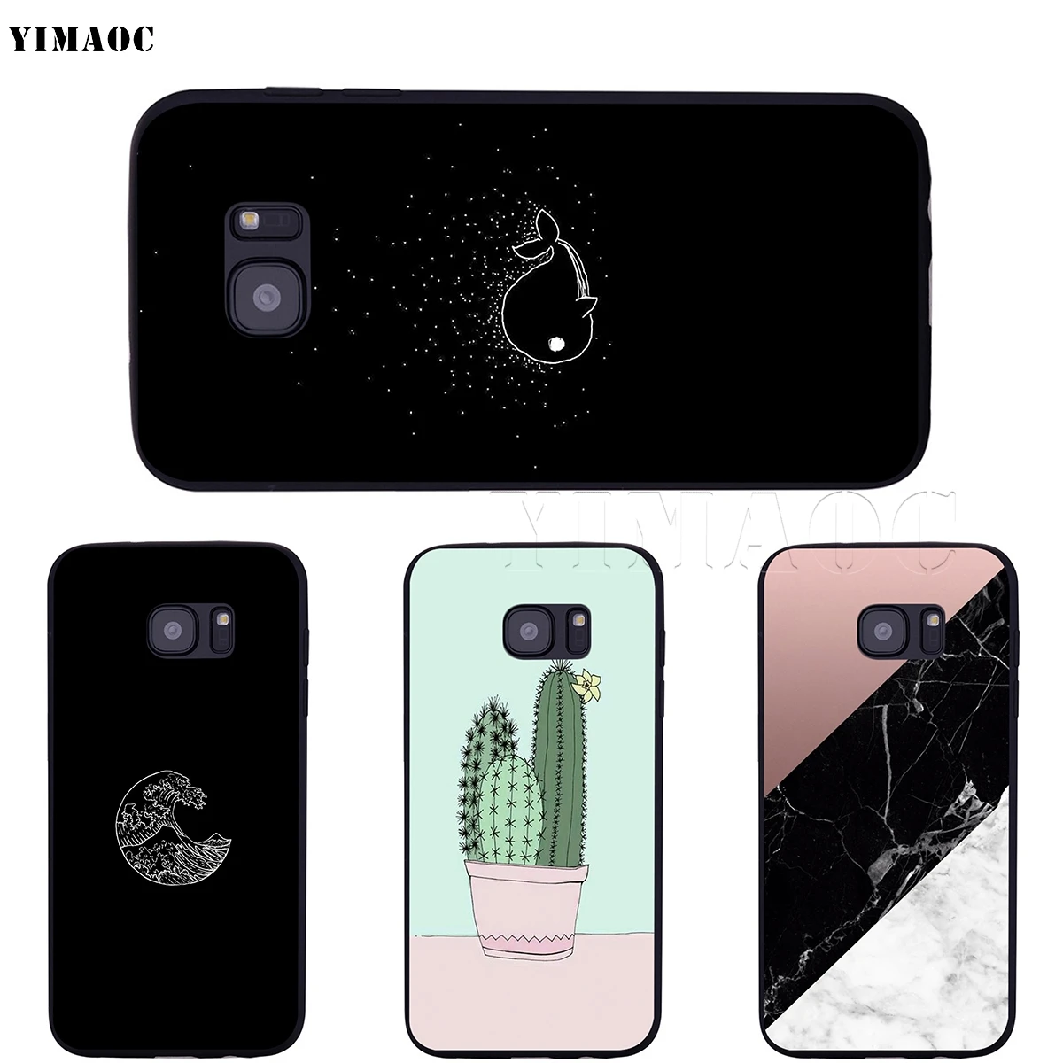 Чехол YIMAOC для Samsung Galaxy A7 A8 A9 A10 A20 A30 A40 A50 A70 M10 M20 M30 S10e J6 Plus|Бамперы| |