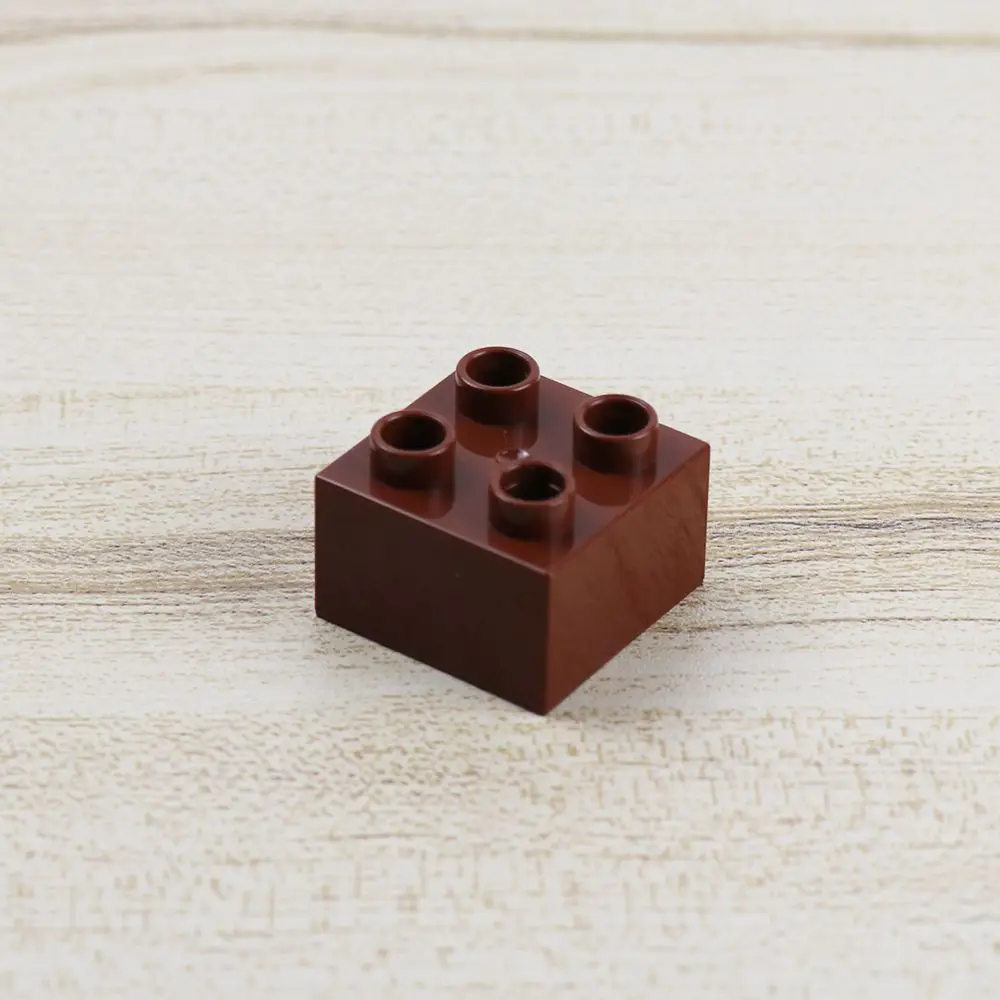 Конструктор пластиковый сделай сам Крупные строительные блоки 2X2 точки игрушки
