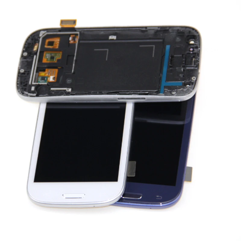 I9300 lcd для SAMSUNG Galaxy S3 i9300 экран дисплея с рамкой Замена AAA|Экраны мобильных
