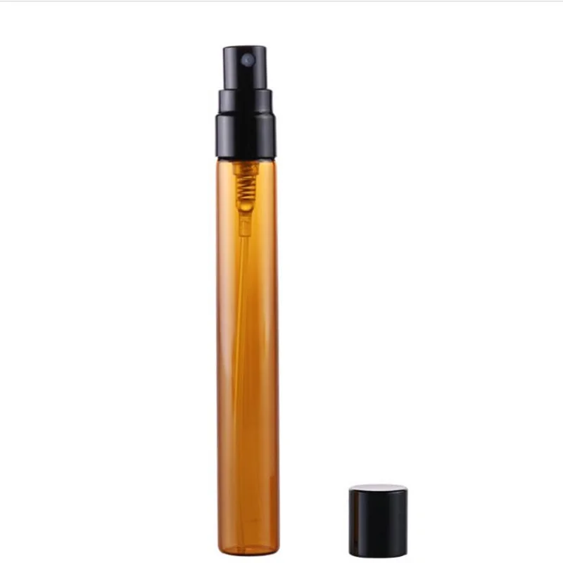 10ML amber Plastic Spray bottle Emtpy Perfume Refillable brown F20172697 | Красота и здоровье