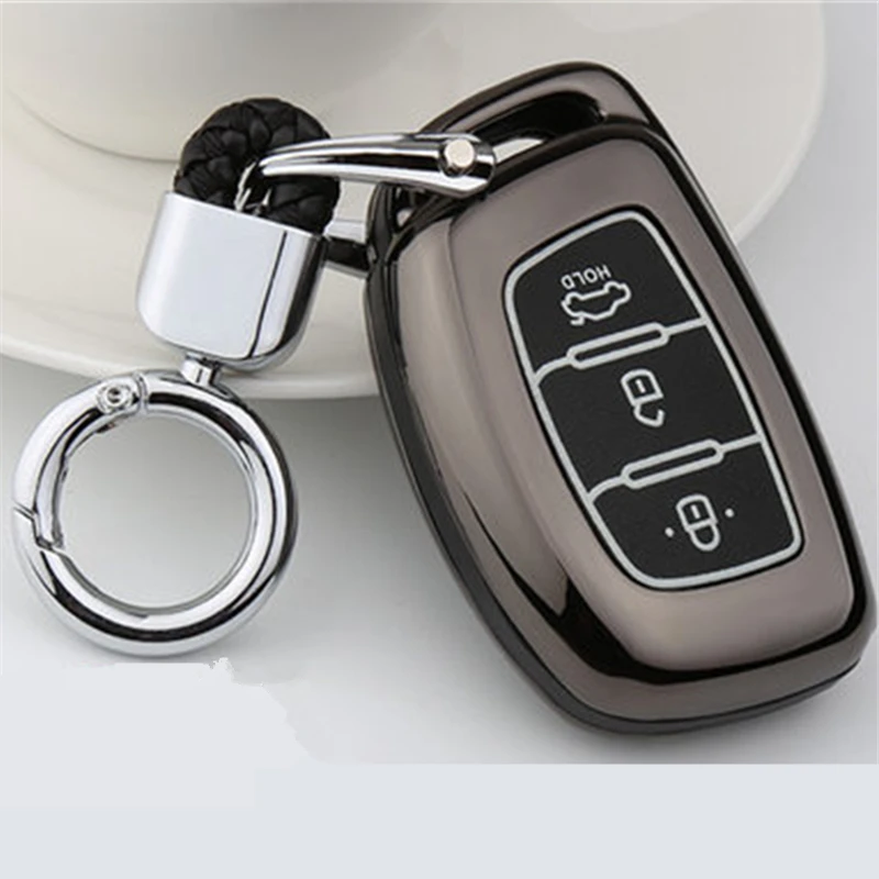 

For Hyundai I10 I20 I30 Tucson Creta IX20 IX25 IX35 Sonata Verna Solaris Elantra Mistra HB20 2016 2017 2018 Car key case cover