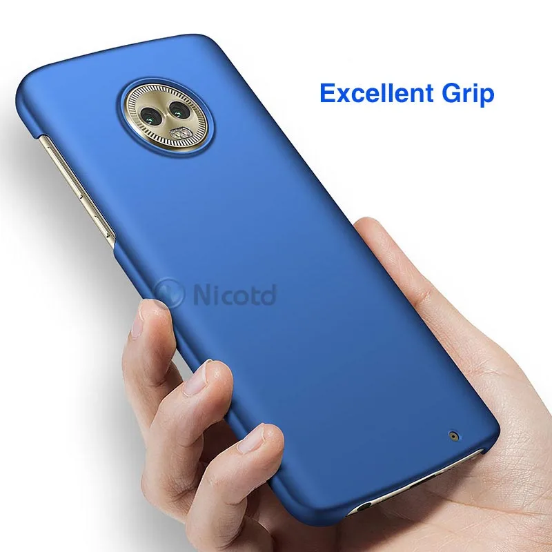 Матовый Жесткий Пластиковый Чехол для Motorola G6 plus G7 Power G5 G5S тонкий матовый чехол