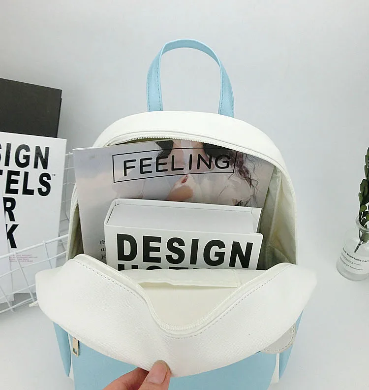 Mochila Feminina школьный kt Melody собака с большим ухом рюкзак для отдыха через плечо