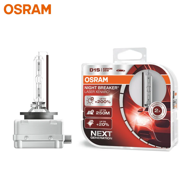 OSRAM Ночной выключатель лазер xenarc следующего поколения HID D1S 66140XNL 12 в супер яркие Автомобильные фары авто Hi/lo луч ECE L