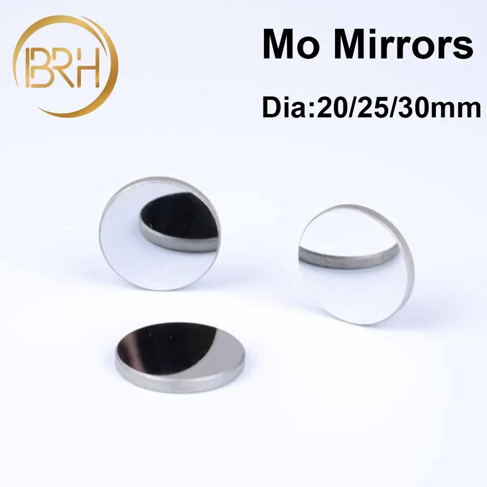5 шт./лот BRH Высокое Качество Mo Mirror Dia 20 25 30 38,1 мм THK 3 мм для CO2 лазерный гравировальный инструмент для резки