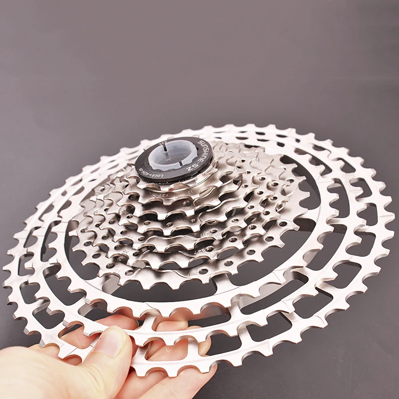 SUNSHININE-SZ 10 скоростью 11-46/50T механизм трещотки для велосипеда MTB горный велосипед кассета 33 скорость Большой маховик