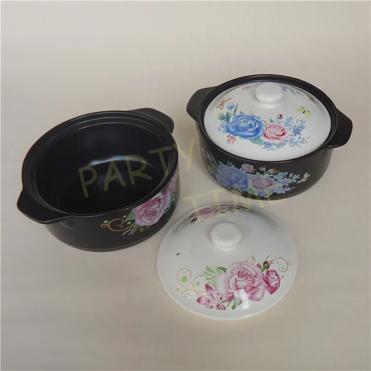 Керамическая кастрюля для приготовления пищи огнестойкая высокое качество 2