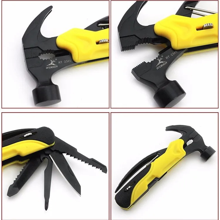 

Multi Tool Outdoor Survival Knife 7 in 1 Pocket Multi Function Tools Set Mini Foldaway Plers Knife Screwdriver