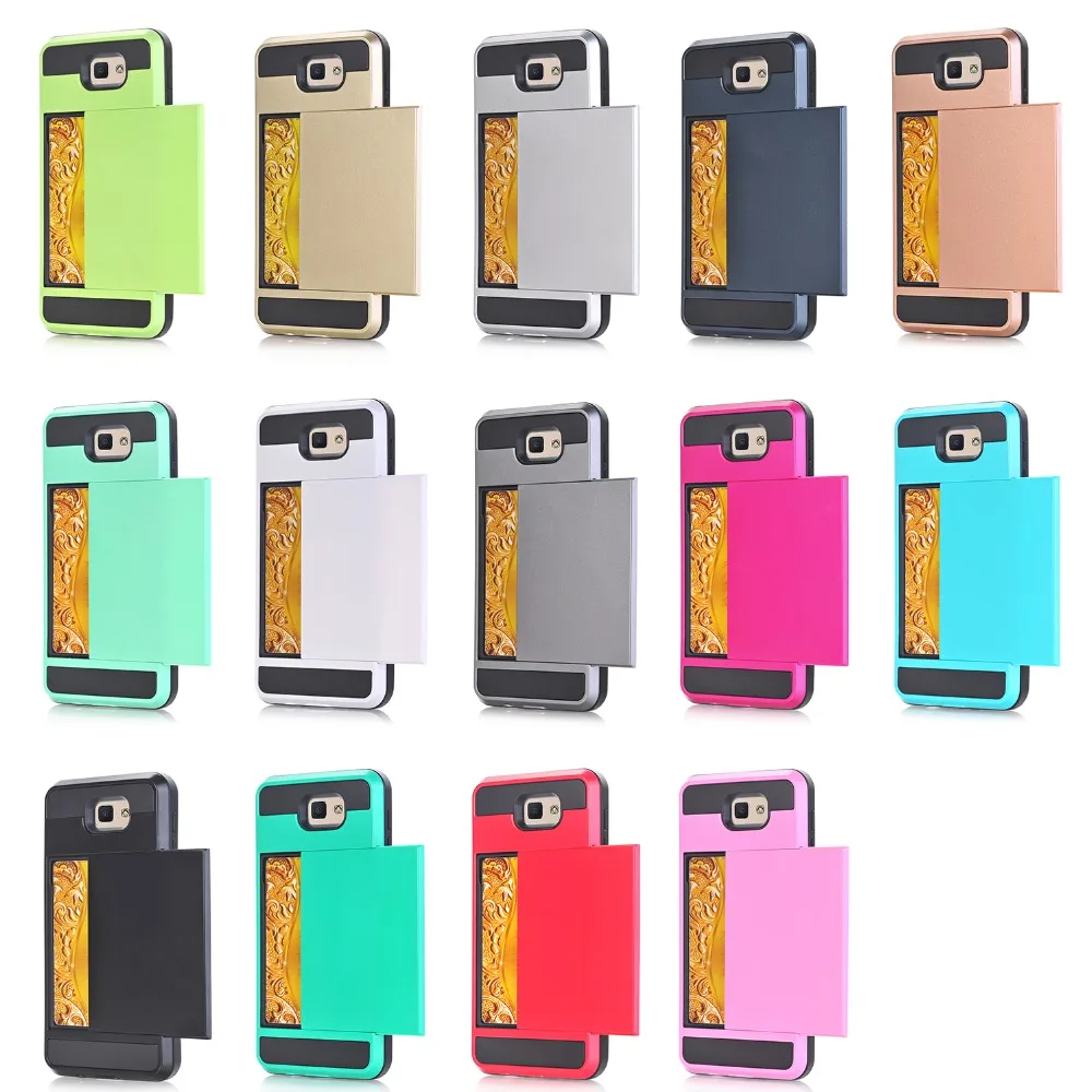 Case For Samsung Galaxy A3 A5 A7 A8 2015 2016 2017 TPU Armor shockproof Soft Back Cover Card Slot Fundas Phone case coque capa | Мобильные