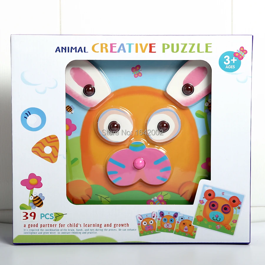 Пазл детский 3D с животными из ЭВА | Игрушки и хобби