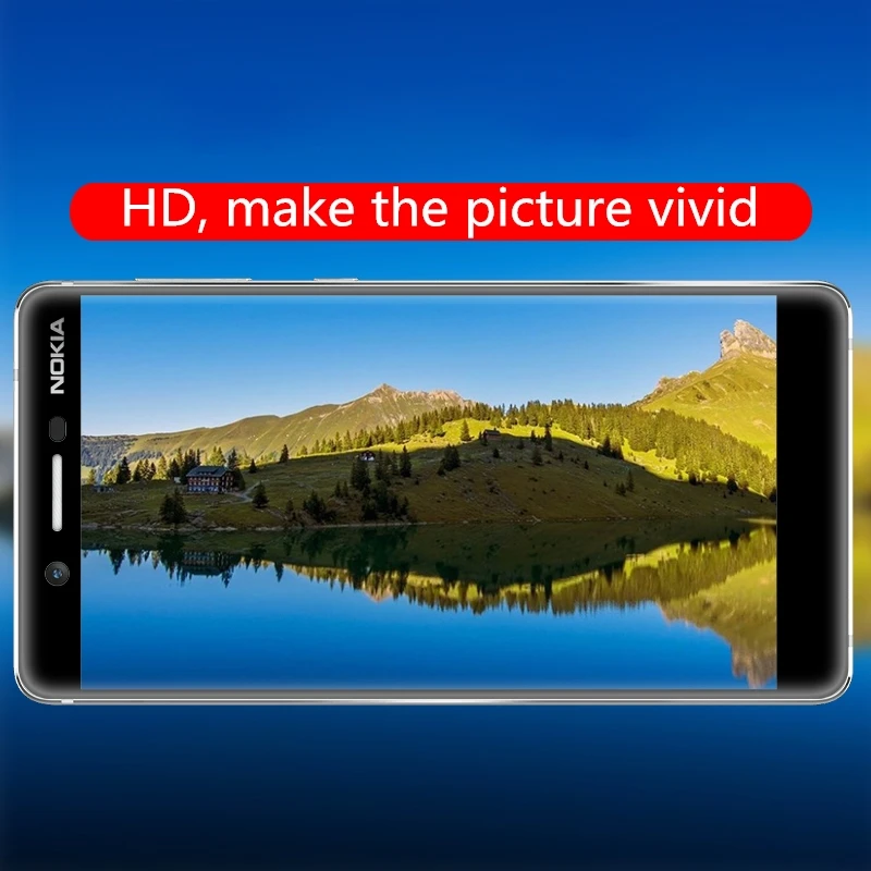 Защитное стекло закаленное для Nokia 5 X6 X5 3 1 6 7 Plus 8 2017 2018 | Мобильные телефоны и