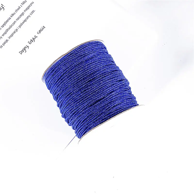 Sea Blue DIY 2 мм, 5 метров, 16 цветов, мягкая алюминиевая проволока, обернутая металлической нитью для серьги, ожерелья, украшения для волос, изготовление ювелирных изделий - Цвет: Sea Blue