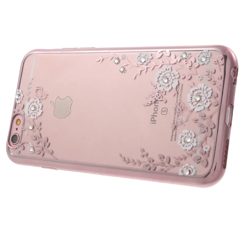 Телефон Случаях для iPhone 6 S Корпус Из Розового Золота Покрытием Края Горный