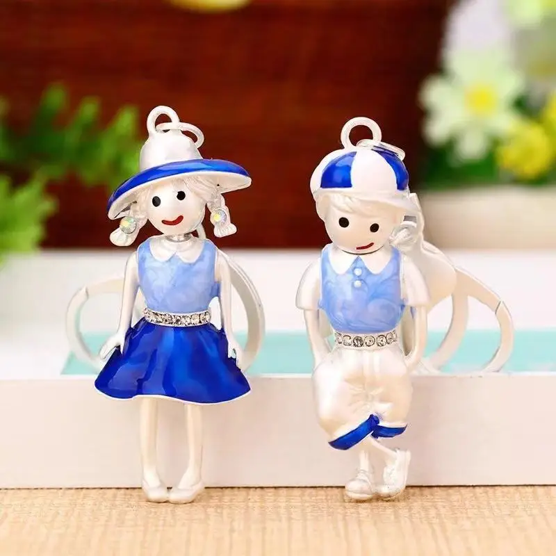 Новинка креативный брелок для ключей из сплава с изображением милого солнечного