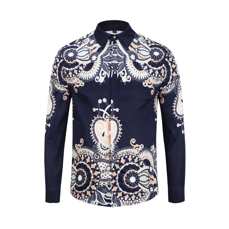 2020 Мужская гавайская рубашка Camisa Hombre Готическая Masculina Homme роскошная причудливая
