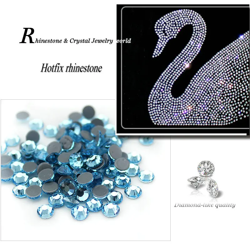 QIAO Высокое качество Золотой Гематит Aurum горячей фиксации Стразы SS6-SS30 Хрустальные