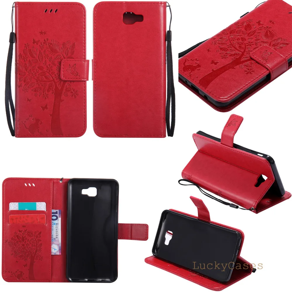 Роскошный чехол для мобильного телефона из искусственной кожи с рисунком кота и