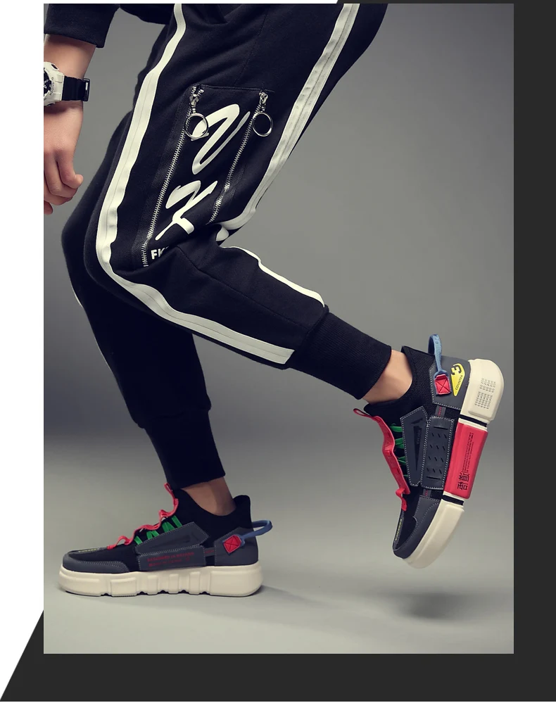 Vintage Orange Running Shoes for Men Jogging Shoes Mesh Light Breathable Man Sports Shoes Colorful Male Walking Sneakers