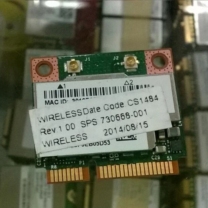 Комбинированный адаптер BCM943228HMB 802 11 a/b/g/n 2х2 WiFi и Bluetooth 4 0 SPS 730668-001 | Компьютеры офис