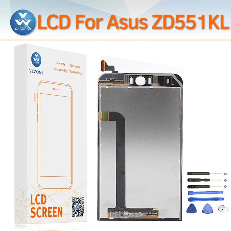 AAA ЖК Замена для ASUS ZenFone Селфи ZD551KL ZE551KL дисплей Сенсорный Дигитайзер Ассамблеи 5.5